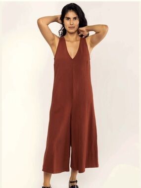Los Angeles Apparel Sleeveless Jersey Jumpsuit Size M/L